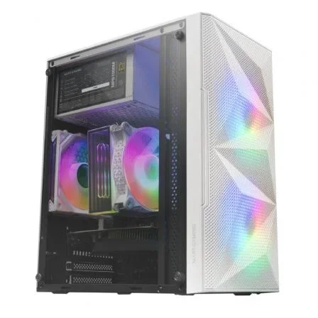 Mars Gaming MC-ME Caja Minitorre Gaming Blanca